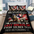  US Veteran Flag old Soldier bedding set Proud Military