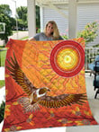  Aboriginal Decors Australian Gifts Eagle Sunset Quilt DD