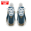  Bass fishing Sport - Blue version Custom name Clunky Sneaker Shoes