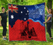  Copy of Aboriginal Decors Australian Gifts Architectural Red Flag Quilt TNA