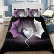 Dragon Couple Art Purple And White Bedding Set DQB-TQH