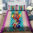  Colorful Dragon Bedding Set TQH