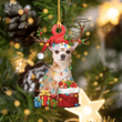  Chihuahua Christmas Ornament .TQH