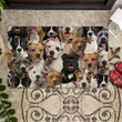 A Bunch Of Staffordshire Bull Terriers/Staffy Doormat