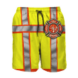  Customize Name Firefighter Combo T-Shirt And Board Short