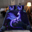  Purple Dragon Art In The Night Bedding Set DQB-TQH