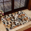 A Bunch Of Fox Terriers Doormat