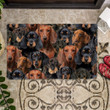 A Bunch Of Dachshunds Doormat