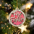  Firefighter Christmas Tree Hanging Ornament