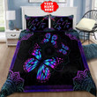  Customize Name Butterfly Bedding Set