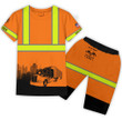  Tmarctee Personalized Trucker Safety Not For The Weak Combo T-Shirt BoardShorts TR .C