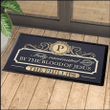  Customized name Family Fully Vaccinated By The Blood Of The Lord D Printed Doormat