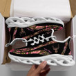  Hunting Lovers, Hunting Girl, Pink Camo Custom Clunky Sneakers .CXT