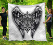  Jesus Christ Cross and Wings D Printed Quilt