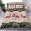  Flamingo D Printed Bedding Set