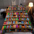  Book Lovers Library D Printed Bedding Set