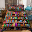  Book Lovers Library D Printed Bedding Set
