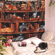  Cat Reading Tapestry