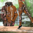  Customized name Hunting Girl Combo Hoodie and Legging