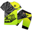  Customized name Trucker Premium Neon Combo T-Shirt BoardShorts TR .CMEI
