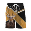  Customized name Deer Hunting Combo T-Shirt BoardShorts