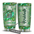  Trucker Wife Green Metal Style Personalized Stainless Steel Tumbler
