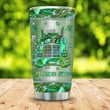  Trucker Wife Green Metal Style Personalized Stainless Steel Tumbler