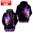 Customized name Butterfly Combo Hoodie and Legging