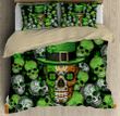  Irish Skull Saint Patrick Day Bedding Set