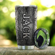  Viking Wolf Metal Style Personalized Stainless Steel Tumbler Personalized