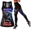  Dragon heart of a wolf, soul of a dragon legging + hollow tank combo