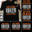  Dad Scan Bar Code - Personalized Name - Father Day Gift