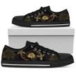  JAPANESE KOI FISH AND LOTUS LOW TOP SHOES