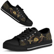  JAPANESE KOI FISH AND LOTUS LOW TOP SHOES
