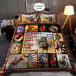  Personalized Name Bull Riding Bedding Set Rodeo Art Ver