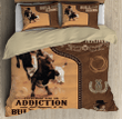  Personalized Name Bull Riding Rope Bedding Set To Be Bull Riding