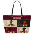 Juneteenth  God Says You Are African D Printed Leather Handbag PDND