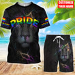  LGBT Pride I Am Who I Am Customized Name Printed Combo T-Shirt + BoardShorts