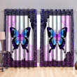  Butterfly Mandala All Over Printed Curtain