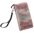  Butterfly Printed Leather Wallet NH