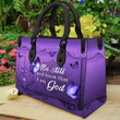 Butterfly Be Still And Know That I Am God All Over Printed Leather Handbag