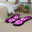  Custom Shape Butterfly Rug SN