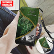  Customized Name Dragon Printed Leather Wallet KLAN