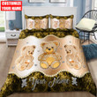  Customized NameTeddy Bear Bedding Set .S
