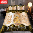  Customized NameTeddy Bear Bedding Set .S