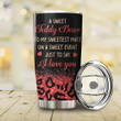  Teddy Bear To My Sweetest Mate I Love You All Over Printed Steel Stainless Tumbler