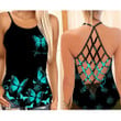  Butterfly Combo Camisole tank + Legging