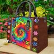  Butterfly Hippie Printed Leather Bag