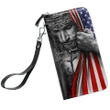  Jesus American Printed Leather Wallet PD