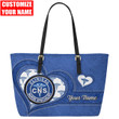  Personalized Nursing CNS Printed Leather Tote Bag